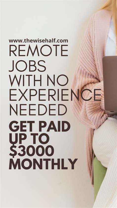 best paying remote jobs with no experience